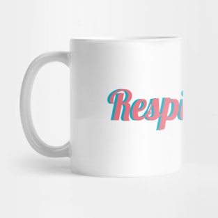 Respiratory Therapist Font Mug